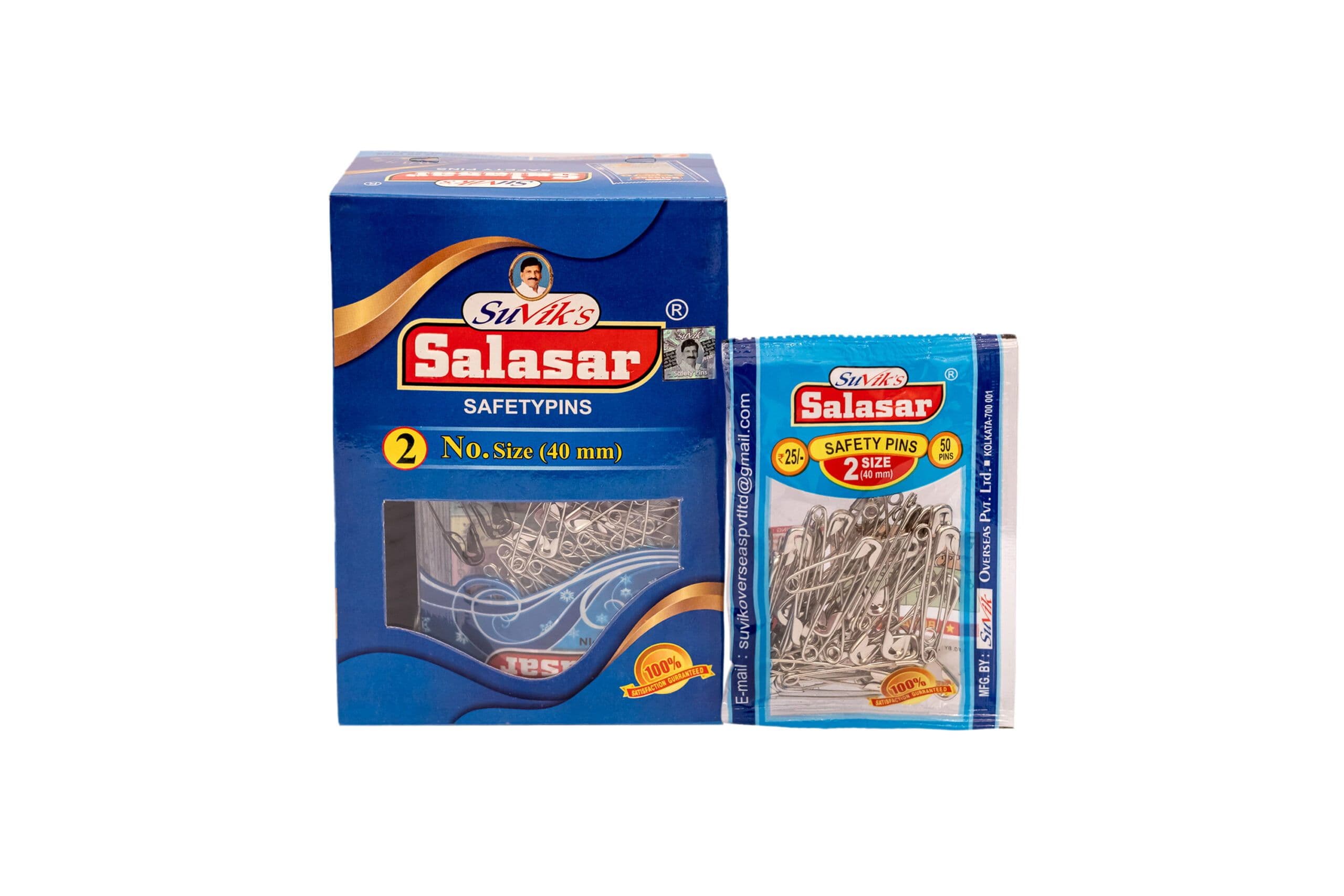 SALASAR Safety Pins Size - 2 (20 Pouch)
